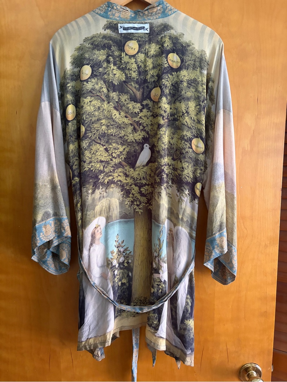 Soft Printed Duster Jacket - Multicolor - Picture 3 of 4